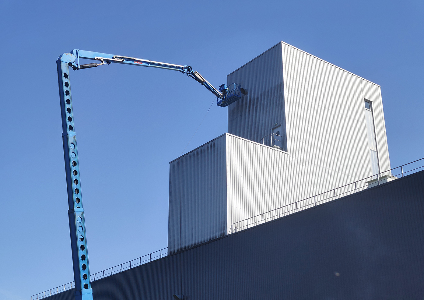 Nettoyage industriel en nacelle