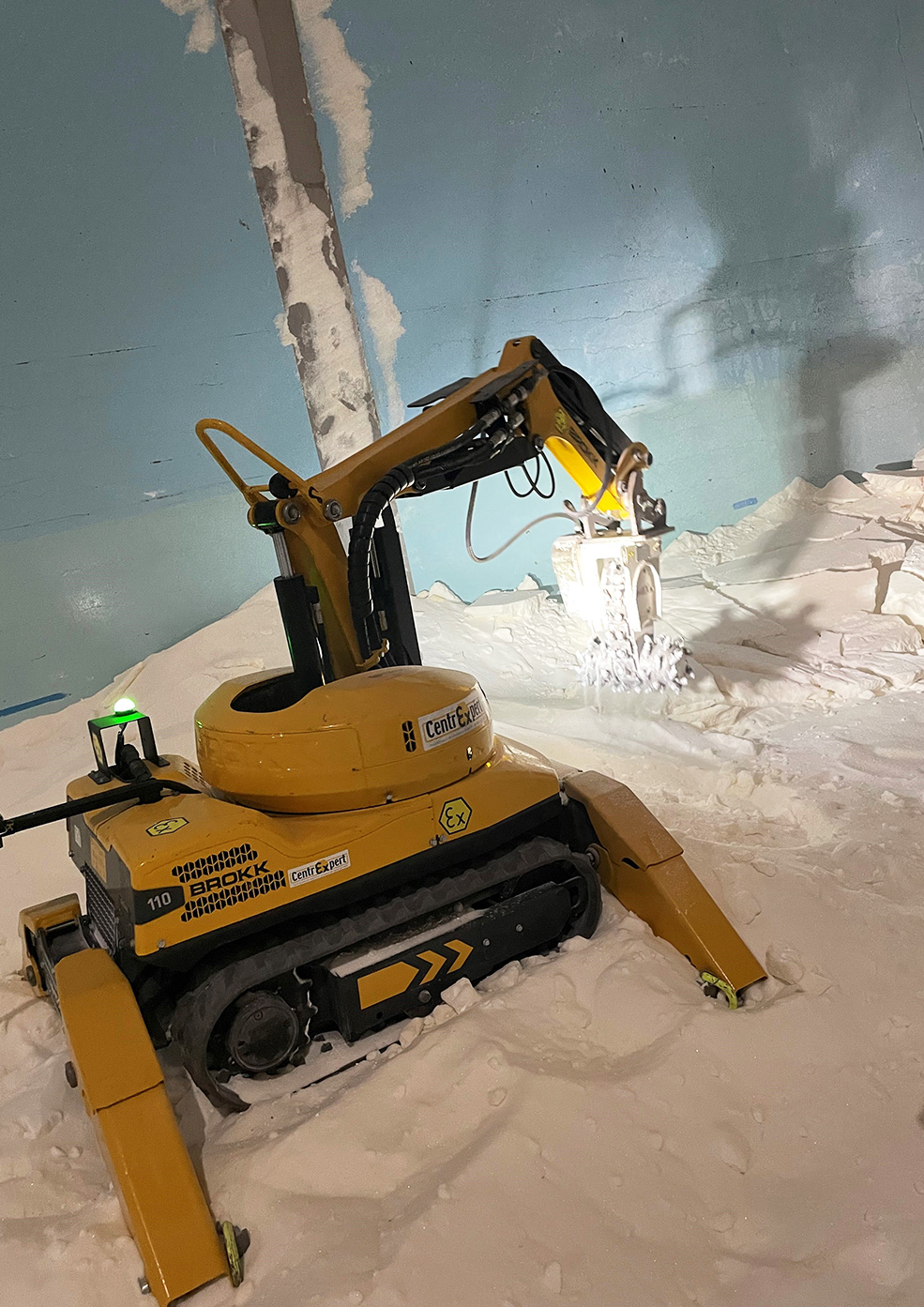 Nettoyage silos - robotisation